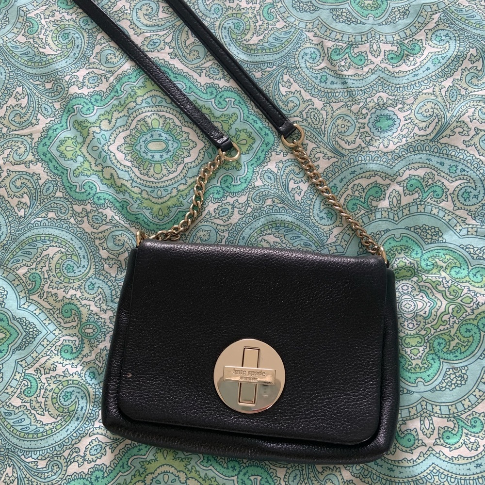 Kate Spade Pebbled Leather Crossbody Turnlock